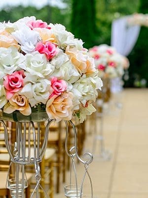 wedding decoration package by Beach Weddings Alabama