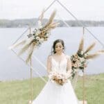 Trendy wedding arch by Beach Weddings Alabama