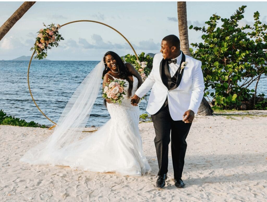 Gulf Beach wedding by Beach Weddings Alabama