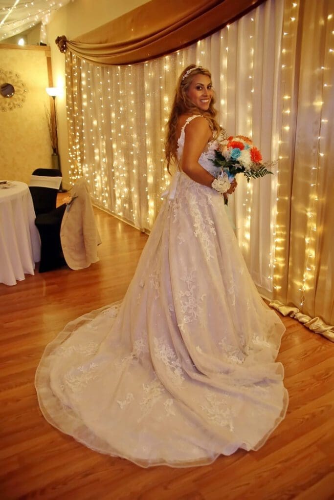 Beach Brides dresses reception by Beach Weddings Alabama
